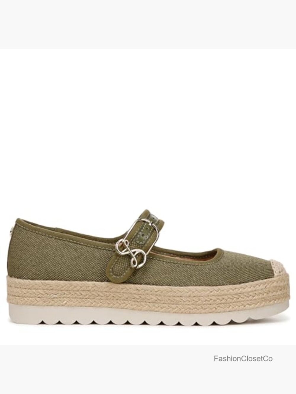 Sam & Libby Women's Isla Canvas Mary Jane Flat Slip-On Espadrille - Picture 7 of 7